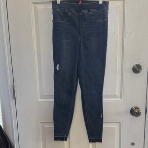 SPANX Dark Blue Skinny Jeans Jeggings Small